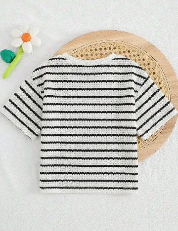 Tricou Shein Kids, alb