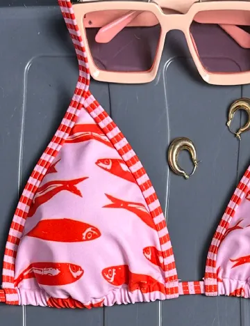 Costum de baie SHEIN, roz