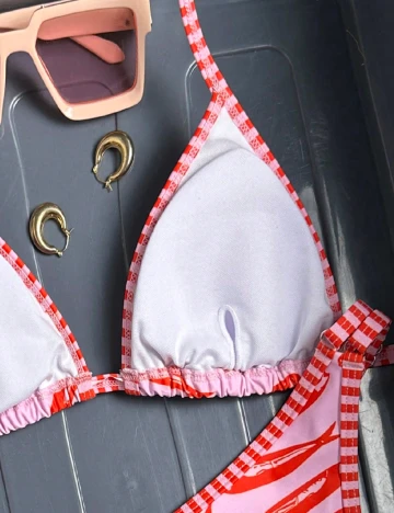 Costum de baie SHEIN, roz