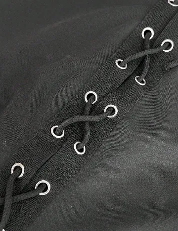 Pantaloni scurti SHEIN CURVE, negru