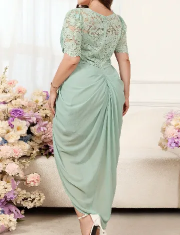 Rochie medie SHEIN CURVE, verde
