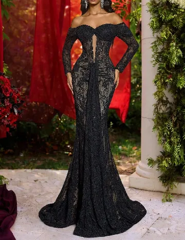 Rochie lunga SHEIN, negru