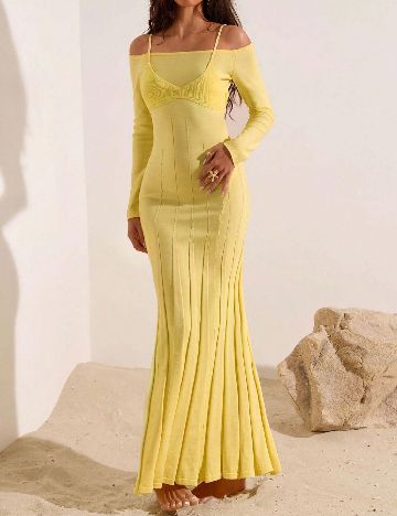 Rochie lunga SHEIN, galben