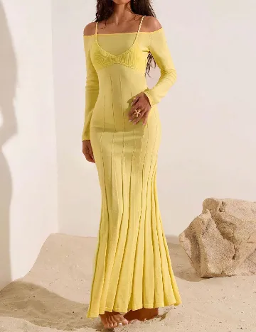 Rochie lunga SHEIN, galben