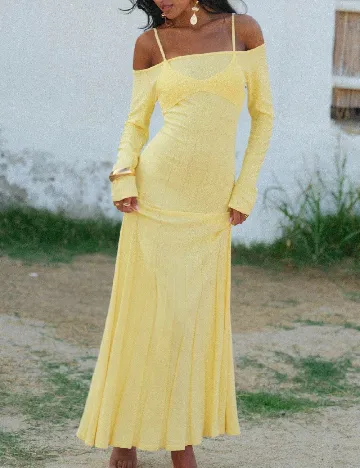 Rochie lunga SHEIN, galben