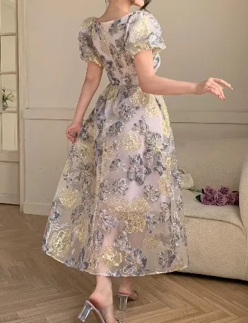Rochie lunga Dazy, mix culori