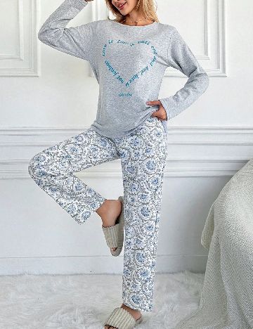 Pijama SHEIN, gri