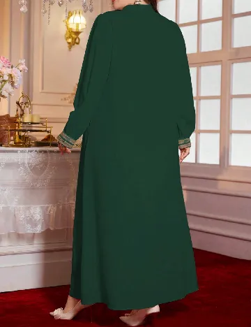 Rochie lunga SHEIN CURVE, verde