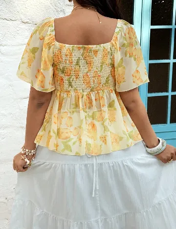 Bluza SHEIN CURVE, galben
