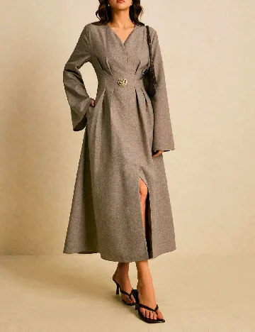 Rochie medie SHEIN, maro