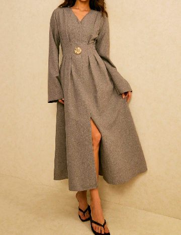 Rochie medie SHEIN, maro