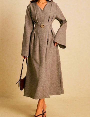 Rochie medie SHEIN, maro