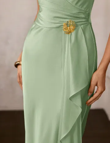 Rochie lunga MOTF, verde