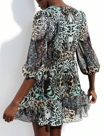 Rochie scurta Aveloria, mix culori