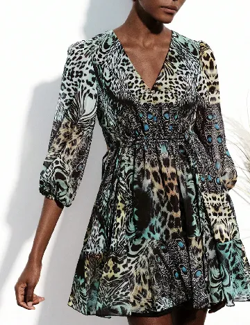 Rochie scurta Aveloria, mix culori