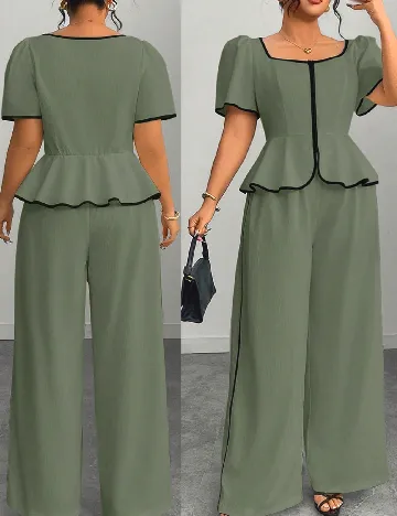Compleu SHEIN CURVE, verde