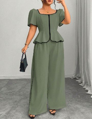 Compleu SHEIN CURVE, verde