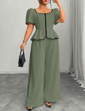 Compleu SHEIN CURVE, verde