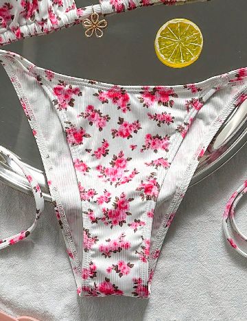 Costum de baie SHEIN, floral print