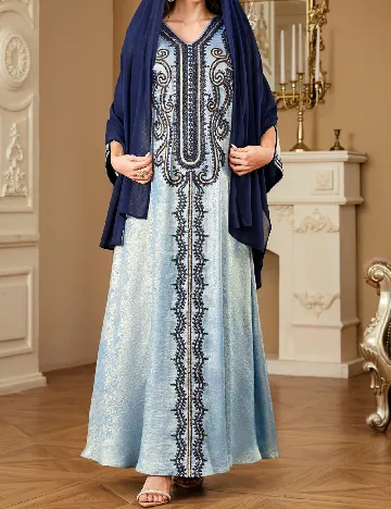 Rochie lunga SHEIN, albastru