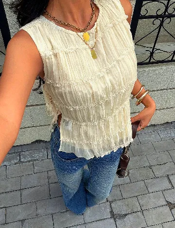 Top SHEIN, galben