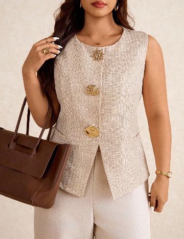 Vesta SHEIN CURVE, crem