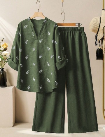 Compleu SHEIN CURVE, verde