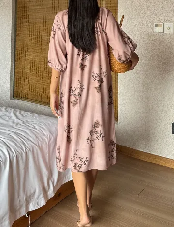 Rochie medie Dazy, maro
