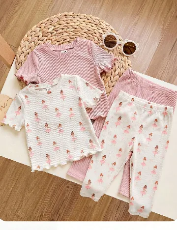 Set compleuri 2 bucati Shein Kids, mix culori