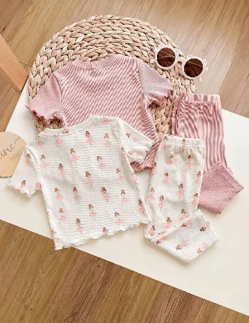 Set compleuri 2 bucati Shein Kids, mix culori