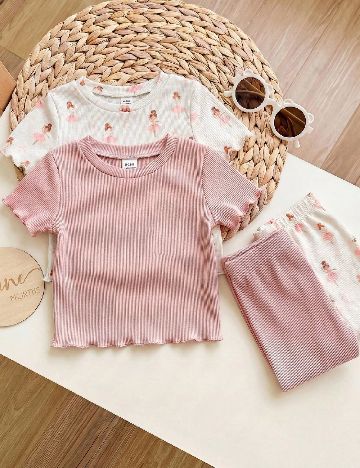 Set compleuri 2 bucati Shein Kids, mix culori