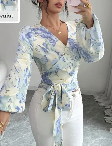 Top SHEIN, floral