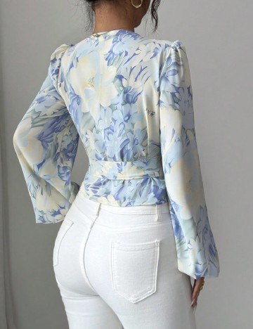 Top SHEIN, floral