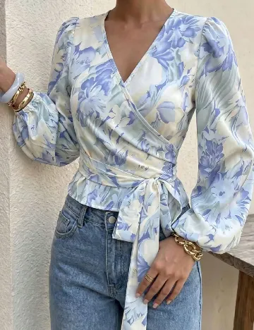 Top SHEIN, floral