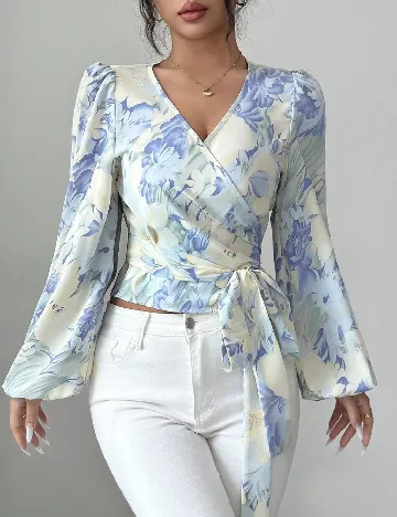 Top SHEIN, floral