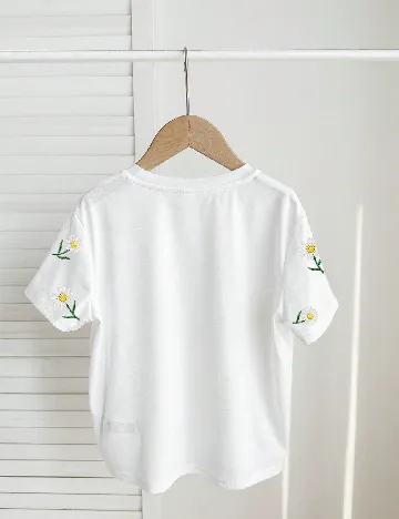 Tricou Shein Kids, alb