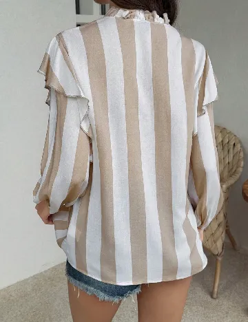 Bluza SHEIN, alb/crem