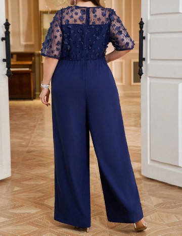 Salopeta SHEIN CURVE, bleumarin