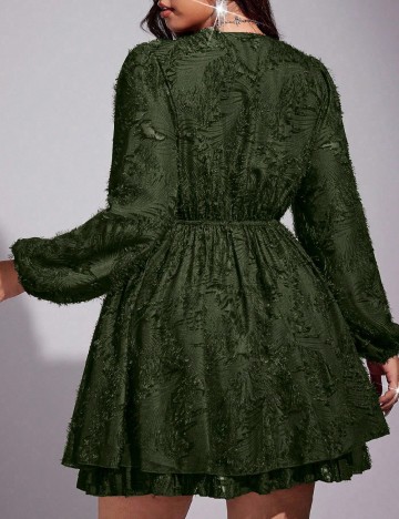 Rochie scurta SHEIN CURVE, verde