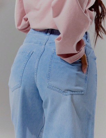 Pantaloni scurti SHEIN, albastru