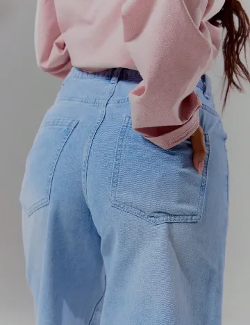 Pantaloni scurti SHEIN, albastru