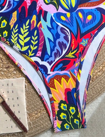 Costum de baie SHEIN, mix culori