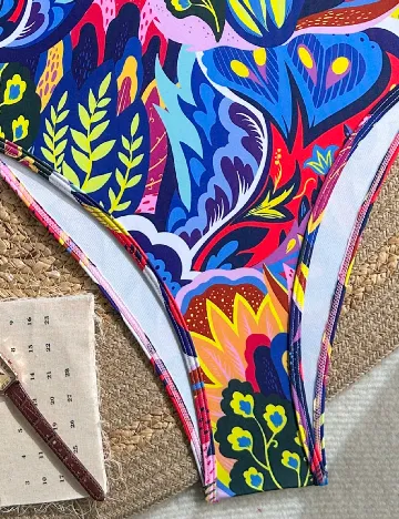 Costum de baie SHEIN, mix culori