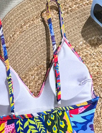 Costum de baie SHEIN, mix culori