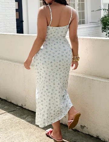 Rochie medie SHEIN CURVE, alb