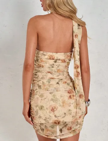 Rochie scurta SHEIN, crem