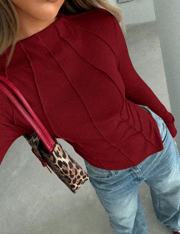 Bluza SHEIN, rosu
