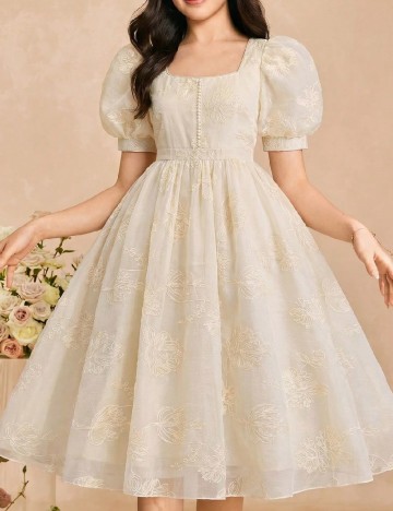 Rochie Shein Kids, crem