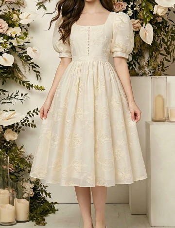 Rochie Shein Kids, crem