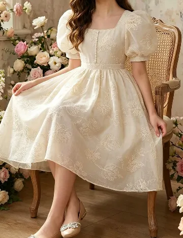 Rochie Shein Kids, crem